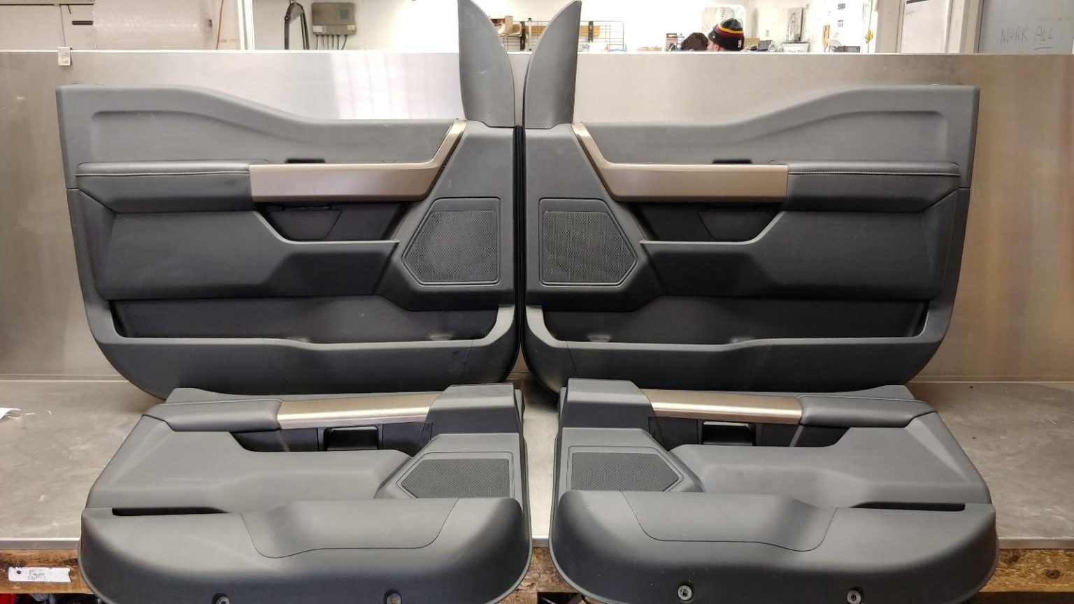 2024 Ford F-150 OEM Front & Rear Interior Door Trim Panels (Set)